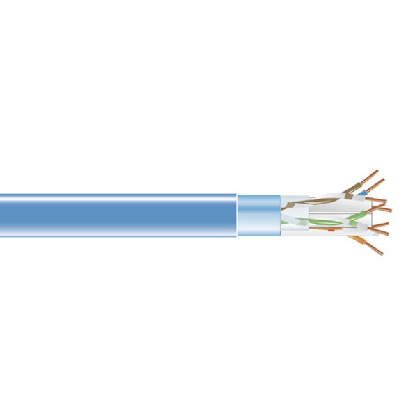 Black Box Cat6 Shielded 400-Mhz Solid Bulk Cable ( EVNSL0601A-1000